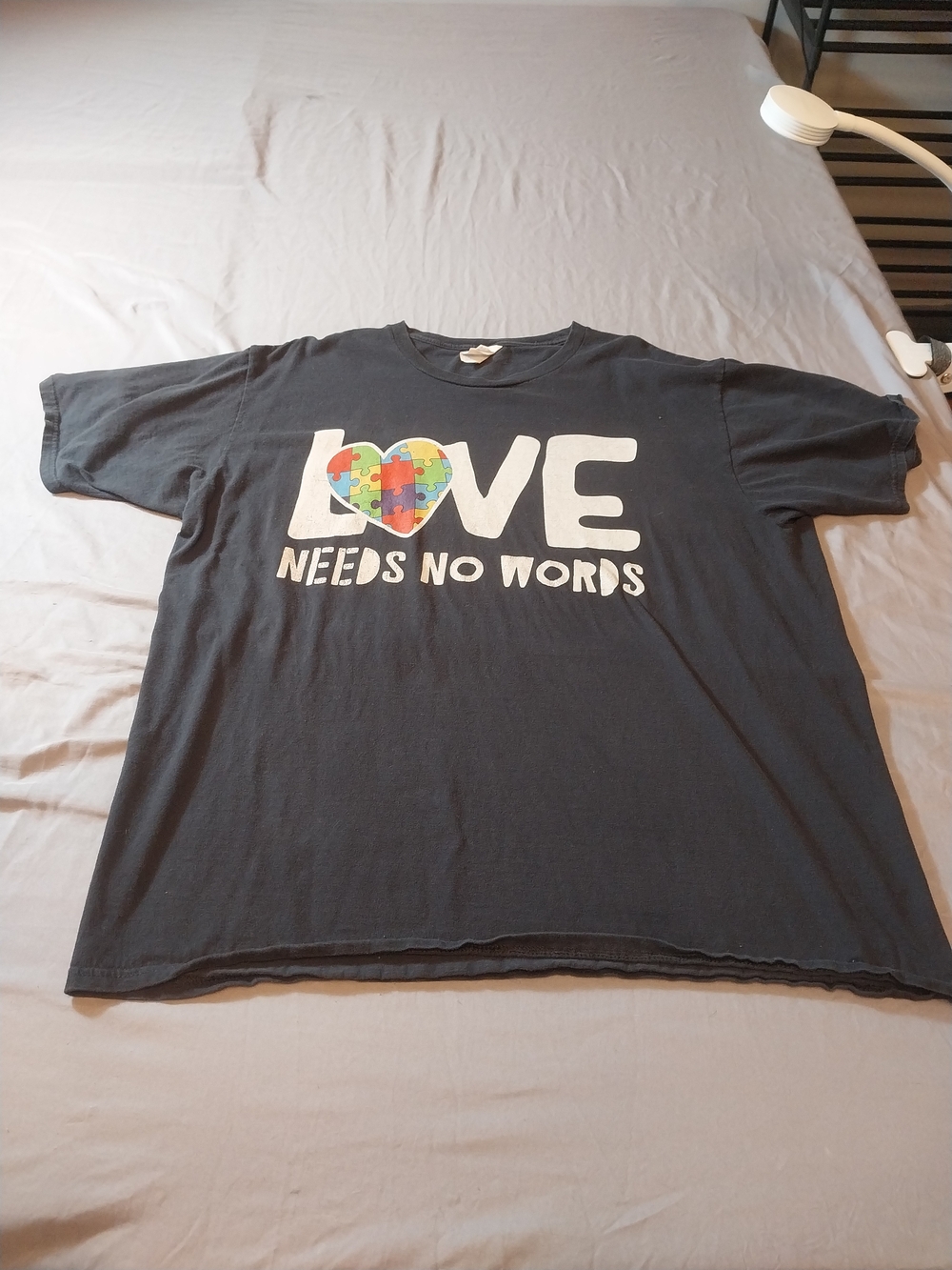 Love Needs No Words Graphic Tee - Black + Oh Yeah! White Hat #281